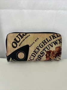Portafoglio donna lungo design Ouija Spirit Board Hasbro Horror - Foto 1 di 4