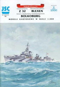 Z32 / BOLKOBURG / BLEXEN - JSC 051 - 1/400 paper model - Picture 1 of 2