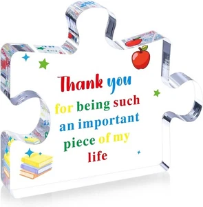 Teacher Appreciation Gifts for Women Men from Student,Thank You Acrylic Motivati - Picture 1 of 7