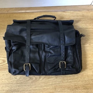 Vintage Gonari Tasche Echtleder schwarz - Made in Colombia - Bild 1 von 12