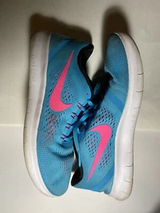 Nike Free Run Damen-Laufschuh 831509 401 Größe 8 pink blau - Bild 1 von 5