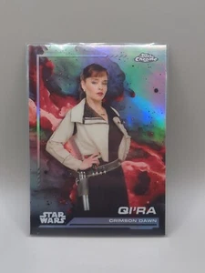 2024 Topps Chrome Star Wars #150 Qi'Ra Refractor - Picture 1 of 2