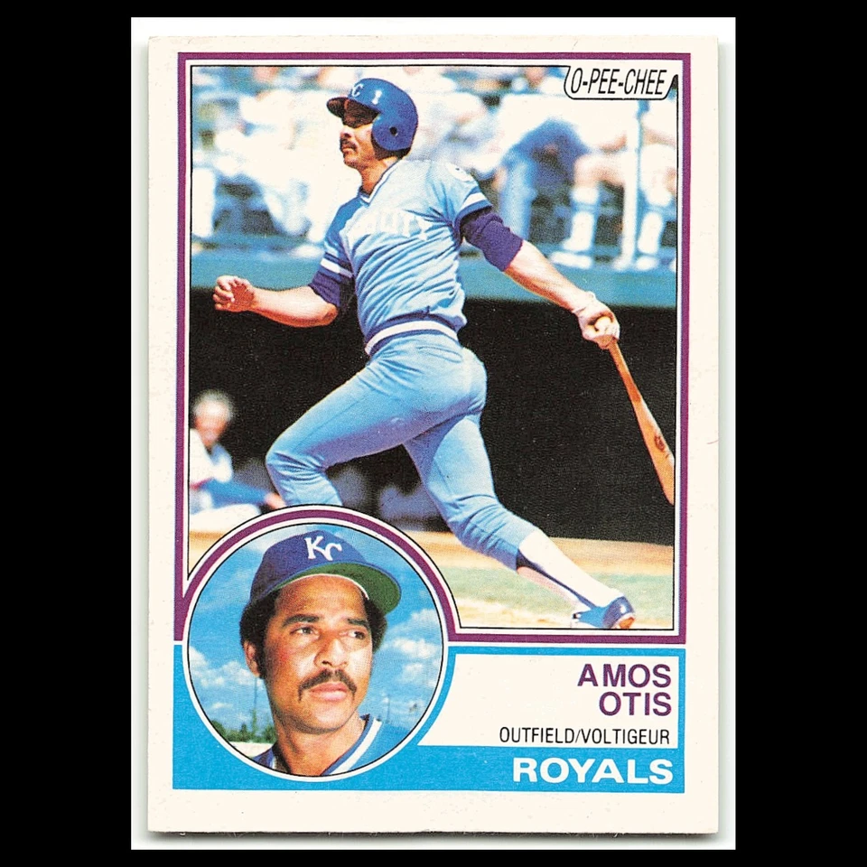 Amos Otis #75 1983 O-Pee-Chee Kansas City Royals Baseball Card MLB NM - Image 1 of 3
