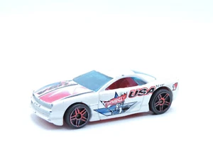 Hot Wheels 2003 MUSCLE TONE Flag Flyers Team USA #1 5-Pack Car, White Diecast - Picture 1 of 8