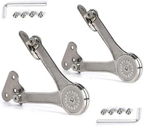 Heavy Duty Lid Stay Hinges Folding Lid Support Hinge,Perfect for Cabinet,Clos... - Picture 1 of 8
