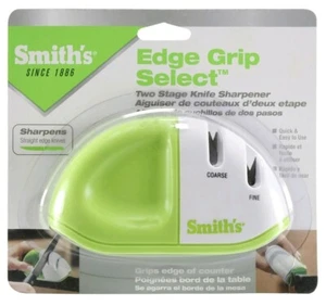 Smith's Edge Grip Select cuchillo afilador de dos etapas empuñaduras borde de contador nuevo en paquete - Imagen 1 de 4