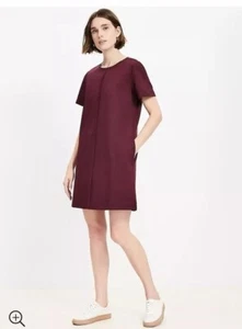 SOLD OUT!! Ponte Pocket Mini Dress Ann Taylor Loft XL Tall Shift Dress NWT - Picture 1 of 7