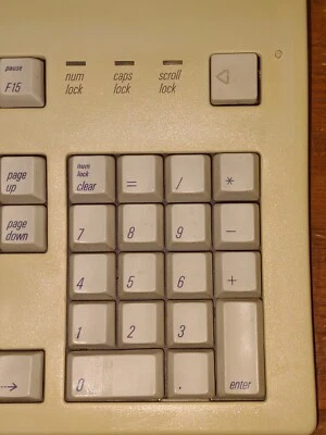 Apple Extended keyboard II replacement key Original NUM PAD M3501 ALPS SWITCH - Image 1 of 4