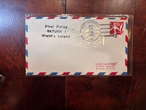 Apollo Pre-Cursor SATURN C-1 UNKNOWN Air Mail 10/27/1961 Port Canaveral FLORIDA - Picture 1 of 2