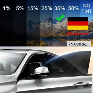 75x300cm Tönungsfolie Scheibenfolie Sonnenschutzfolie Folie Super D. schwarz DE - Bild 1 von 12