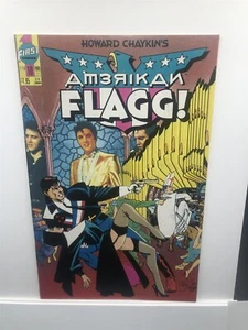 First Comics American Flagg #10 (1989) copertina fotografica Elvis - Foto 1 di 1