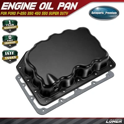 Lower Engine Oil Pan for Ford F-250 F-350 F-450 F-550 F-600 Super Duty F650 F750 - Image 1 of 4