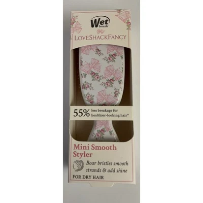 Wet Brush LoveShackFancy Mini Smooth Styler Boar Bristle Hair Brush NEW - Image 1 of 4