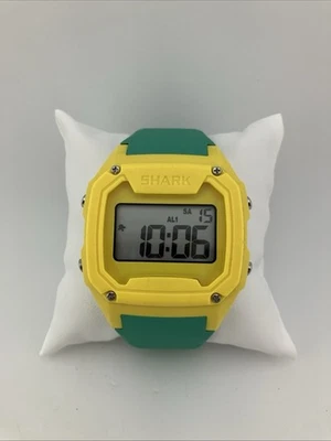 Freestyle акула мужчин 47 мм цифровой часы желтый/зеленый многофункциональный 10026584 - работает - Изображение 1 из 4