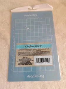 Selbstklebende Schneidematte Standardgriff 4,5 x 6,5 Cricut Handwerk Handwerker Quadrat - Bild 1 von 2