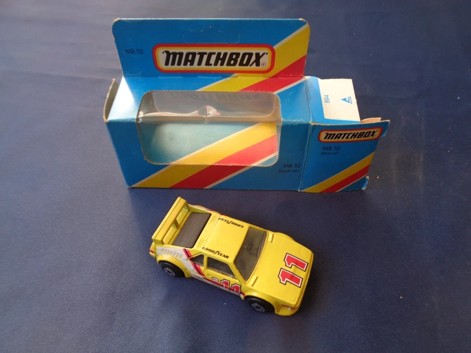 MATCHBOX MB 52 BMW M 1 NUMERO 11 ANNO 1986 SCALA 1:64 - Immagine 1 di 3
