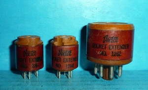 Extensor de enchufe de tubo vectorial 1262 y 1264 8 pines octal 7 pines miniatura - Imagen 1 de 3