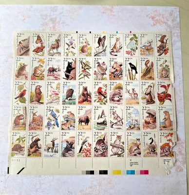 Vintage unused 1987 22c Wildlife Postage Stamps, Scott #2286-2335 - Image 1 of 4