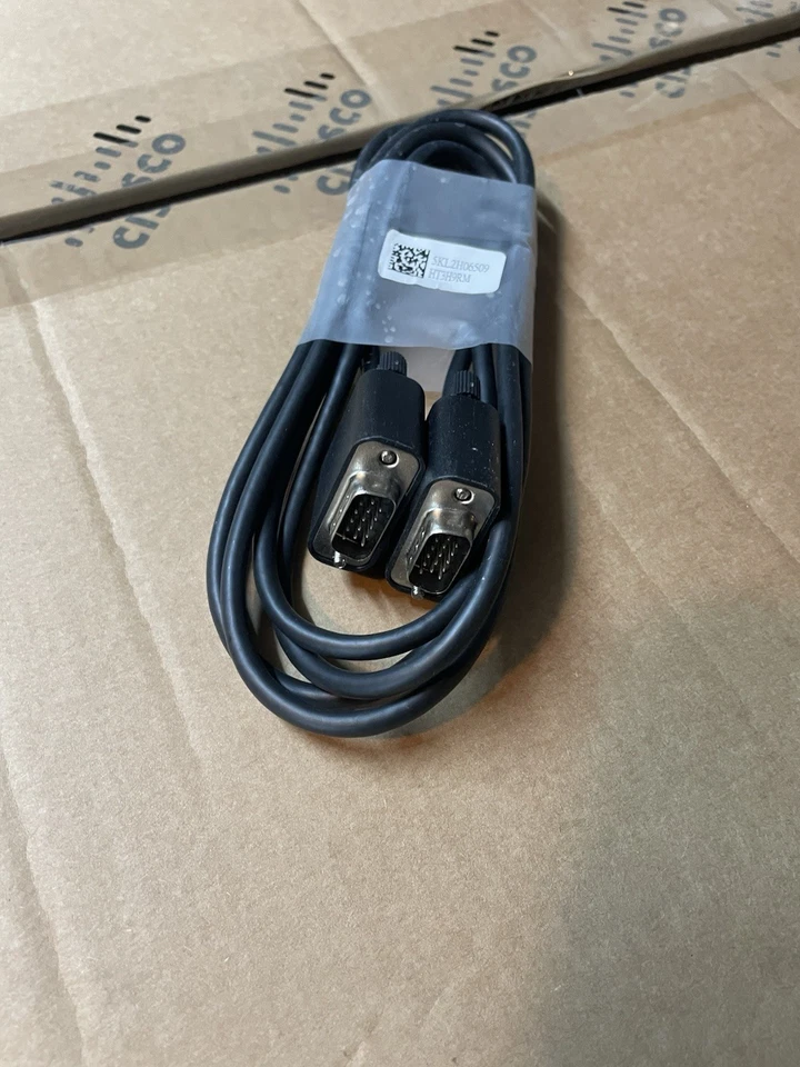 VGA-Kabel 150cm D-Sub Monitorkabel Schwarz, - Bild 1 von 1