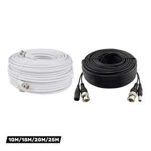 BNC DC Strom Verlängerungskabel CCTV DVR Kamera Video & Stromkabel 10 m/18 m/20 m/25 m - Bild 1 von 8