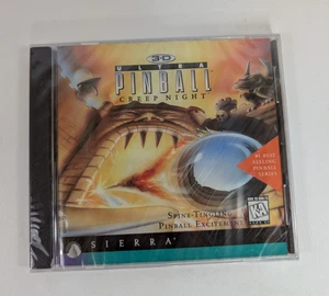 3-D Ultra Pinball Creep Night Vtg PC Video Game CD 1997 Sierra SEALED NOS - Picture 1 of 2