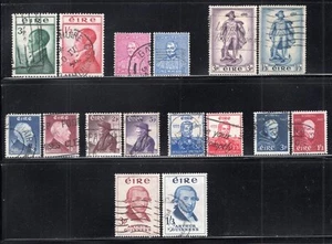 Irland 1953-1959 Gruppe von 8 besseren Sätzen gebraucht CV$135 - Bild 1 von 1