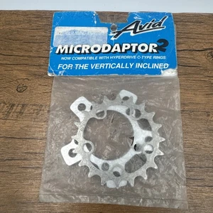 Vtg NOS AVID MICRODAPTOR 2 Chainring Adapter 74-58 BCD 20t Chainring USA - Picture 1 of 5