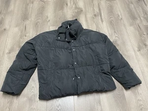 Chaqueta acolchada de fin de semana negra talla mediana FP Free People - Imagen 1 de 5