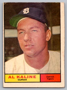 1961 TOPPS #429 AL KALINE TIGERS - Picture 1 of 3