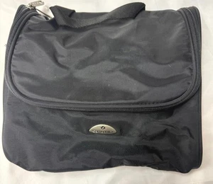 Samsonite Black Travel Toiletry Bag Hanging Organizer Makeup Storage Black - Picture 1 of 7