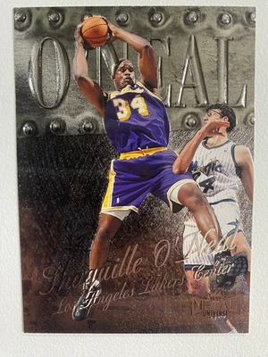 1998-99 Skybox Metal Universe Shaquille O'Neal #25 Lakers - Image 1 of 2
