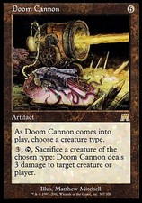 1x Doom Cannon Onslaught MtG Magic Artifact Rare 1 x1 Card Cards