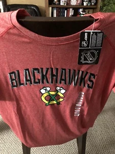 Neu Chicago Blackhawks rotes Tomahawk Distressed T-Shirt - L - Large - Bild 1 von 1