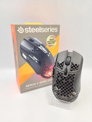 SteelSeries Aerox 5 Wireless - Holey RGB Gaming Mouse - Ultra-lightweight Water - Image 1 of 4