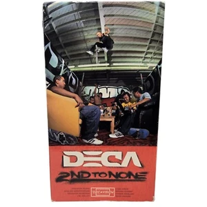 Deca 2nd To None VHS Vide Vintage Skateboards DecaVision Skateboarding OOP - Imagen 1 de 8