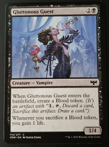 1x Magic The Gathering Glottonous Guest Magic The Gathering [Innistrad Crimson Vow] #114/277 - Imagen 1 de 5