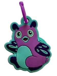 Llavero púrpura Hatchimals 2017 difícil de encontrar juguete de plástico de goma anillo extraíble - Imagen 1 de 13