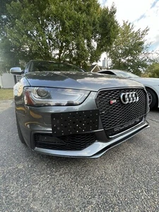 Bumper Tow Hook License Plate Tag Mount Bracket For Audi S4 (B8.5) 2013-2016 New - Picture 1 of 24