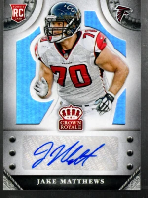 A7974- 2014 Crown Royale Rookie Signatures #SJM Jake Matthews Auto /50 - NM-MT - Image 1 of 2