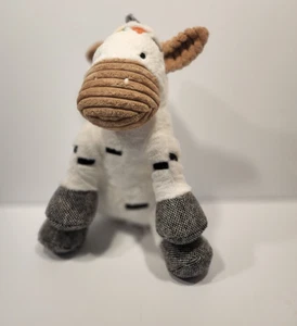 Levtex Baby White Horse Plush Stuffed Animal 14" Tweed Paws - Picture 1 of 4
