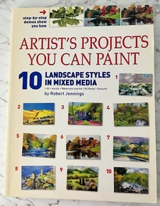 Proyectos de artista que puedes pintar: 10 estilos de paisaje en medios mixtos. - Imagen 1 de 7