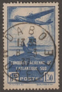 EDSROOM-19719 France C16 Used SON 1936 March 8, 1937 Dabos, Moselle Cancel - Picture 1 of 2