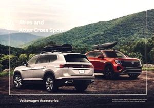 2024 VOLKSWAGEN ATLAS & ATLAS CROSS SPORT—VW ACCESSORIES BROCHURE—14 PAGES—NEW - Picture 1 of 1