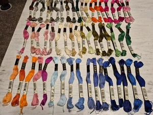 DMC Embroidery Floss 600's & 700's Lot of 54 Skeins Vintage - Picture 1 of 1