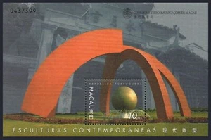 Macao 1007 sheet,MNH. Modern Sculpture 1999. - Picture 1 of 1
