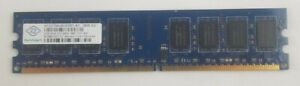 Nanya NT2GT64U8HD0BY-AD 2GB PC2-6400 DDR2-800MHz non-ECC Unbuffered 240 Pin