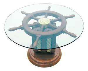 Steuerradtisch - Block - perfekt für die maritime Dekoration - Bild 1 von 5