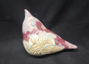 pottery bird wall hanging 6 inch artistic glaze signed cbr #4362 - Picture 1 of 24