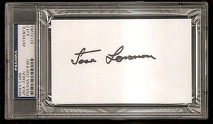 Jack Lemmon 1974 Best Actor Oscar Academy Winner Signed Auto PSA/DNA - Picture 1 of 1
