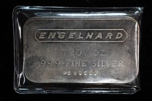 Vintage Engelhard 1 oz .999 Silver Bar - Rare Find! PC 81538 - Picture 1 of 2